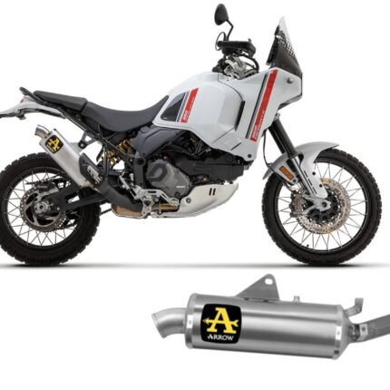 Arrow Indy Race E5 Titanium Exhaust Slip On Ducati DesertX