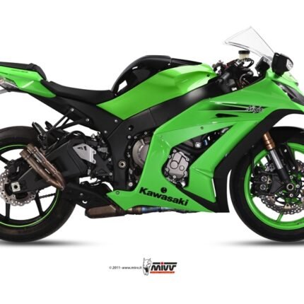 Mivv Double Gun Titanium Exhaust Slip On Kawasaki ZX 10R