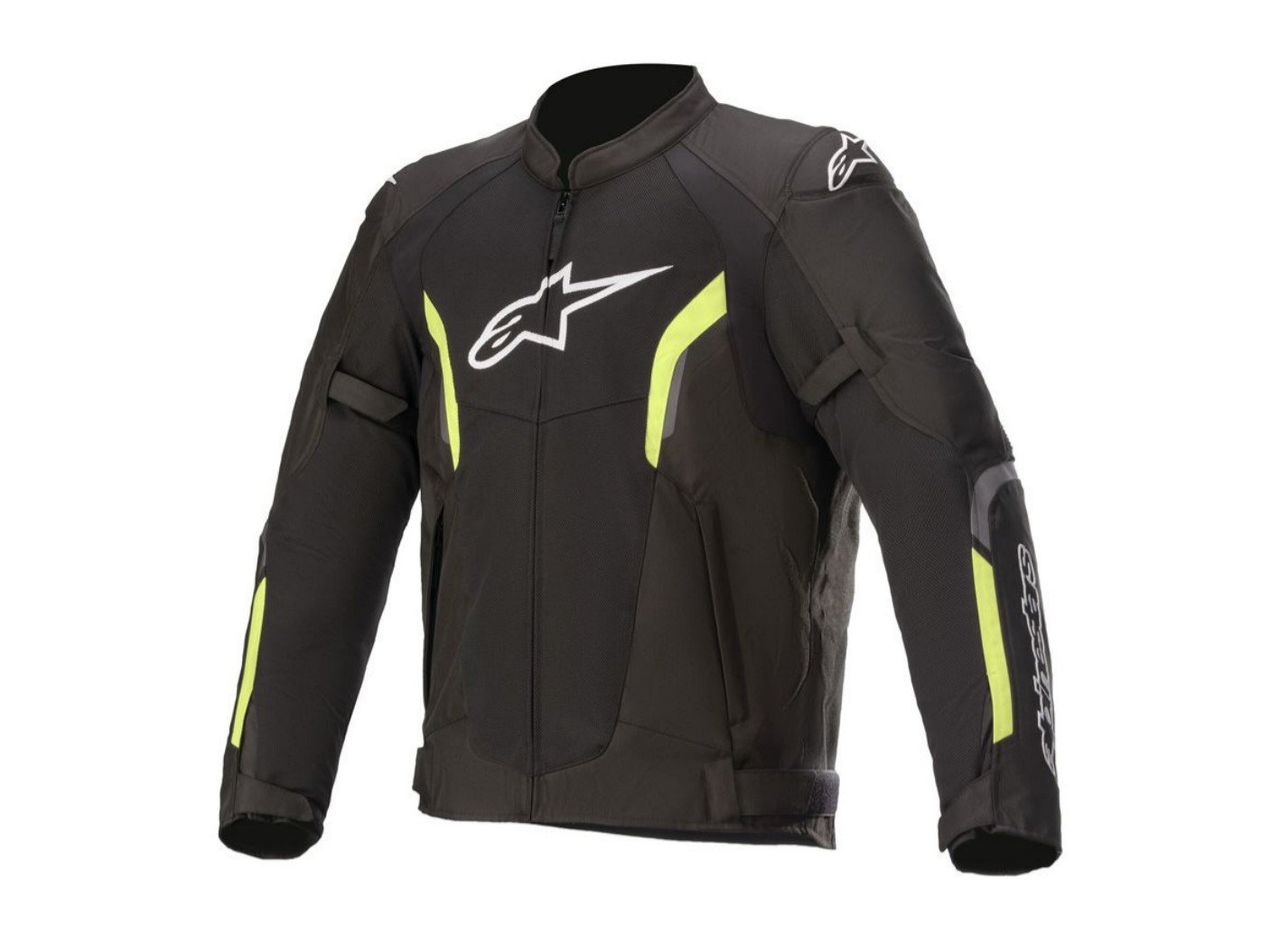 ALPINESTARS AST V2 AIR JACKET BLACK YELLOW FLUO