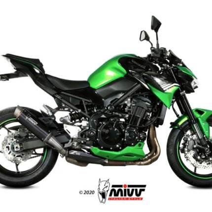 Mivv GP Pro Black Steel Exhaust Slip On Kawasaki Z 900