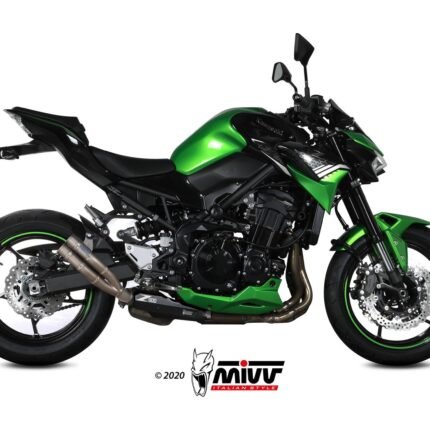 Mivv Double Gun Titanium Exhaust Slip On Kawasaki Z 900