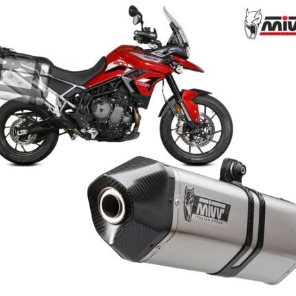 Mivv Speed Edge Stainless Steel Exhaust Slip On Triumph Tiger 900