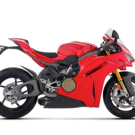 Arrow Titanium Full System Exhaust with Carbon End Cap Ducati  V4 2025